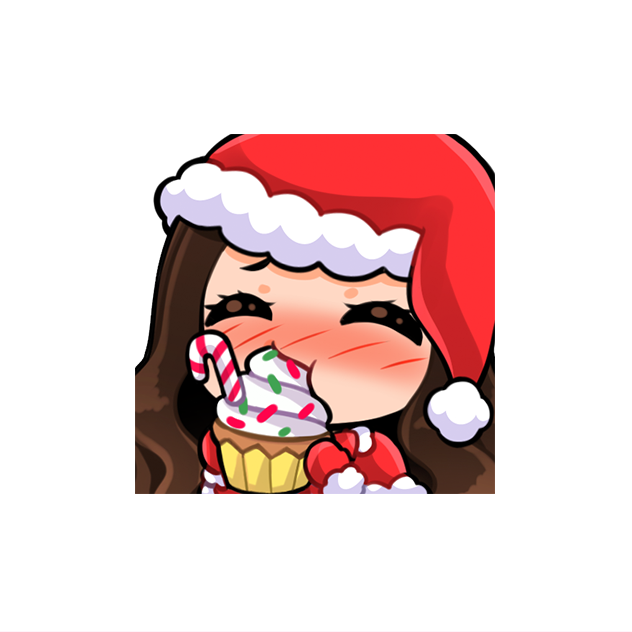 NerdySenpai's Christmas Cupcake Sticker