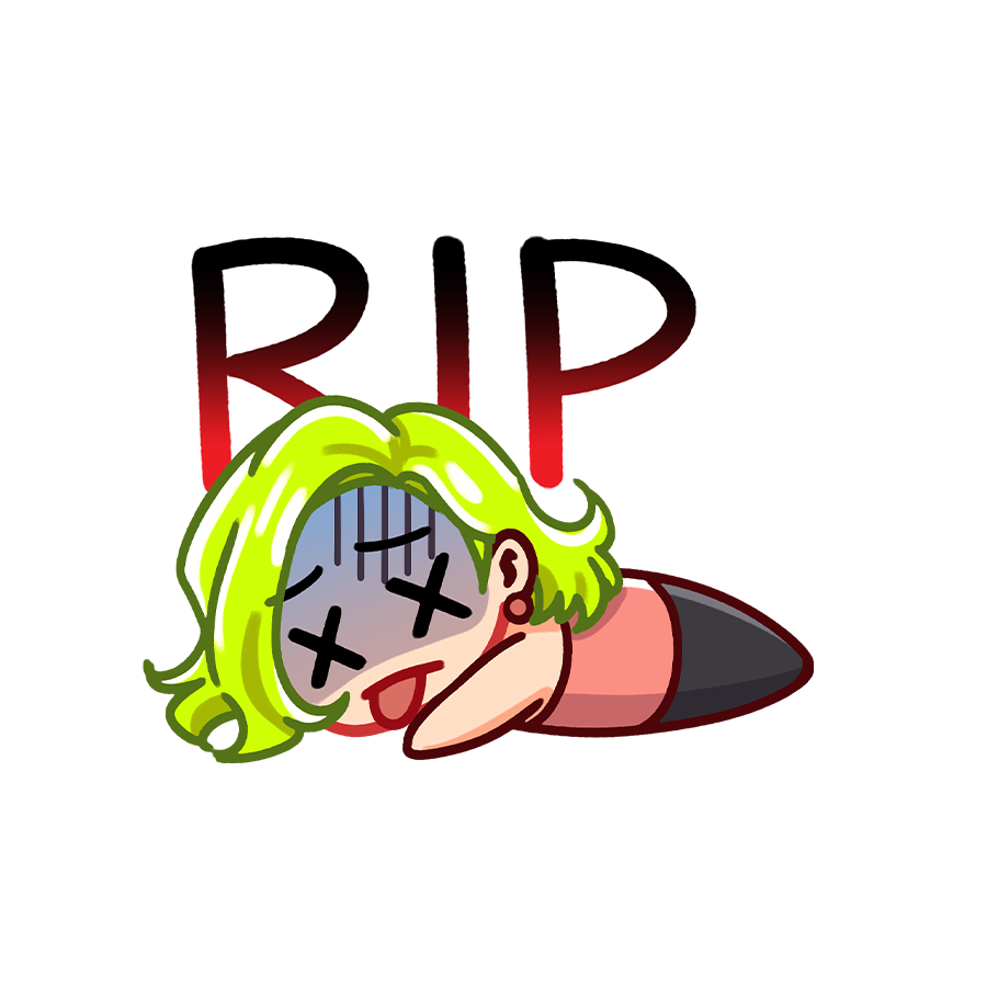 Jojo RIP Sticker