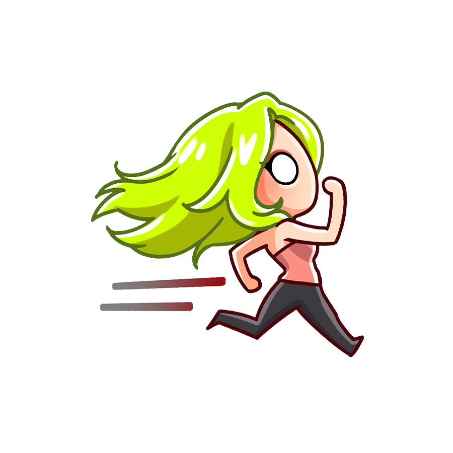 Jojo Run Sticker