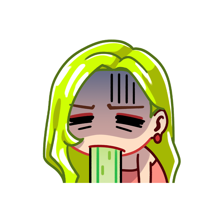 Jojo Puke Sticker