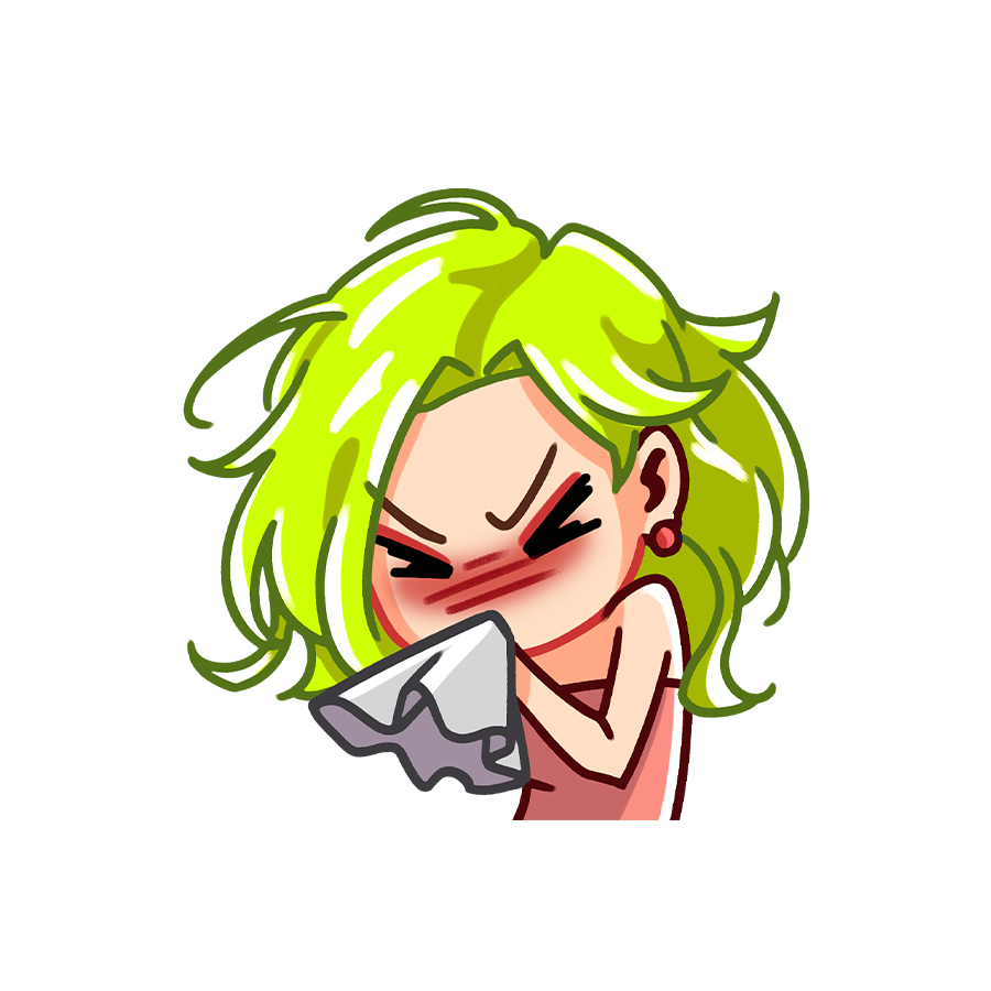 Jojo Sneeze Sticker