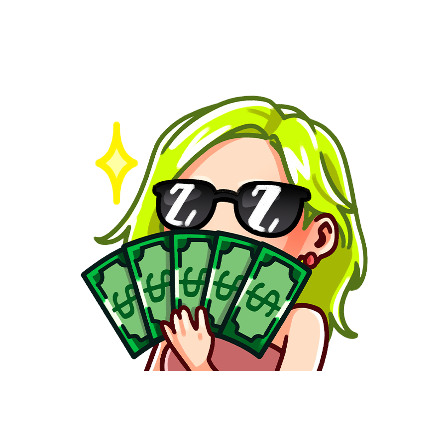 Jojo MoneyBags Sticker