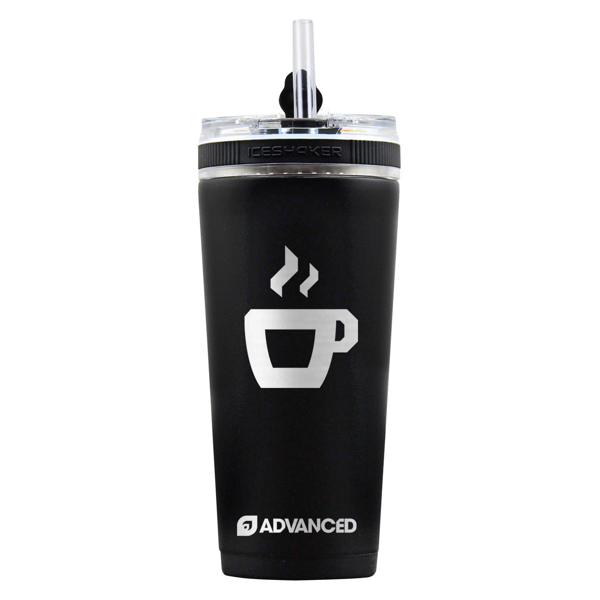 Espresso Custom 26oz Flex Bottle - Black