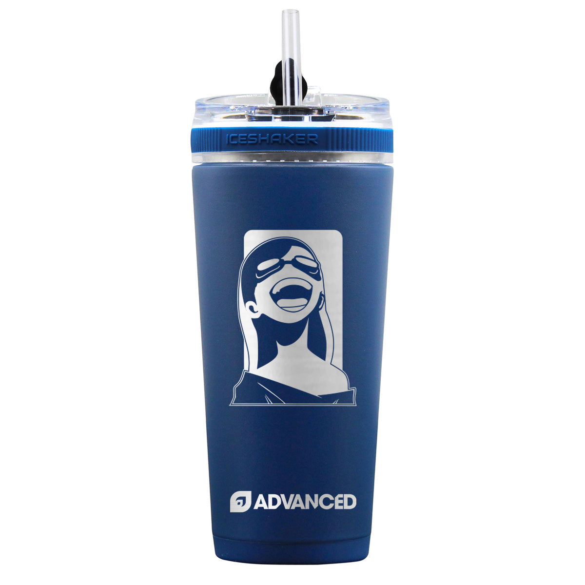 CuriousJoi Custom 26oz Flex Bottle - Navy