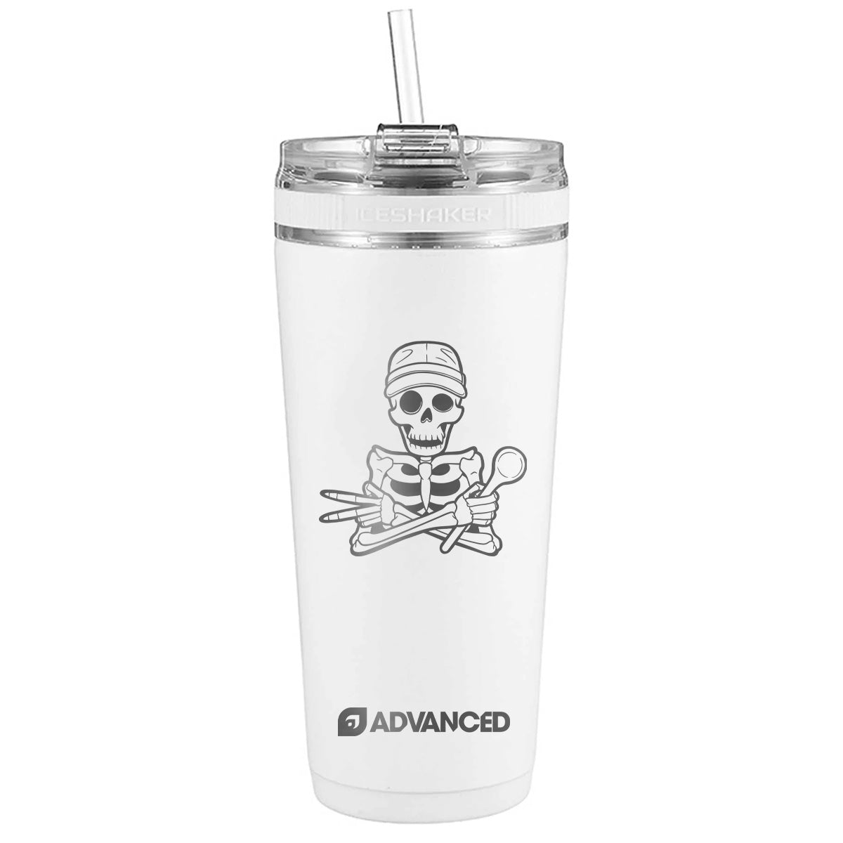 BowmanDean x ADVANCED 26oz Flex Bottle - White