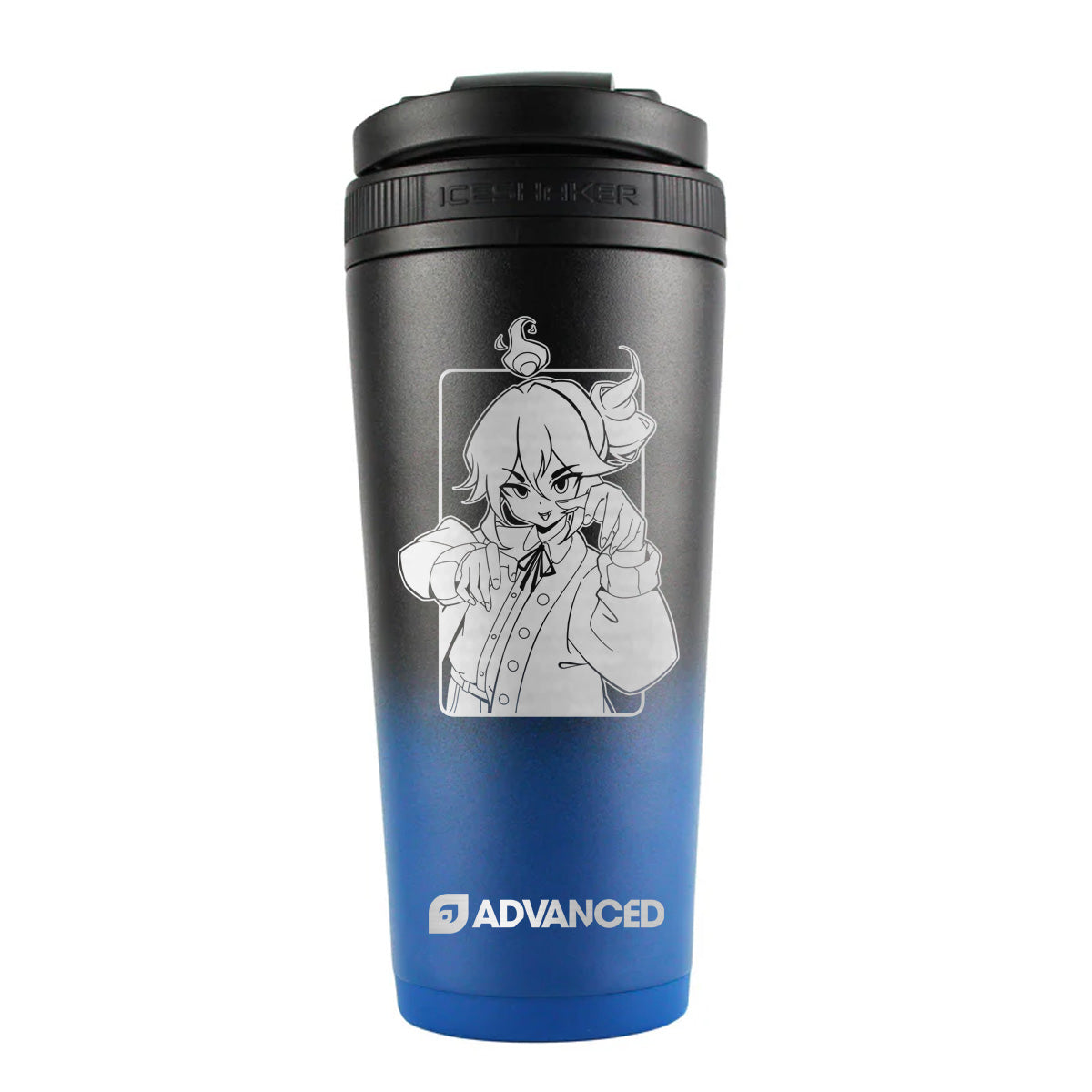 Somber x ADVANCED Premium Ice Shaker - Navy Black Ombre