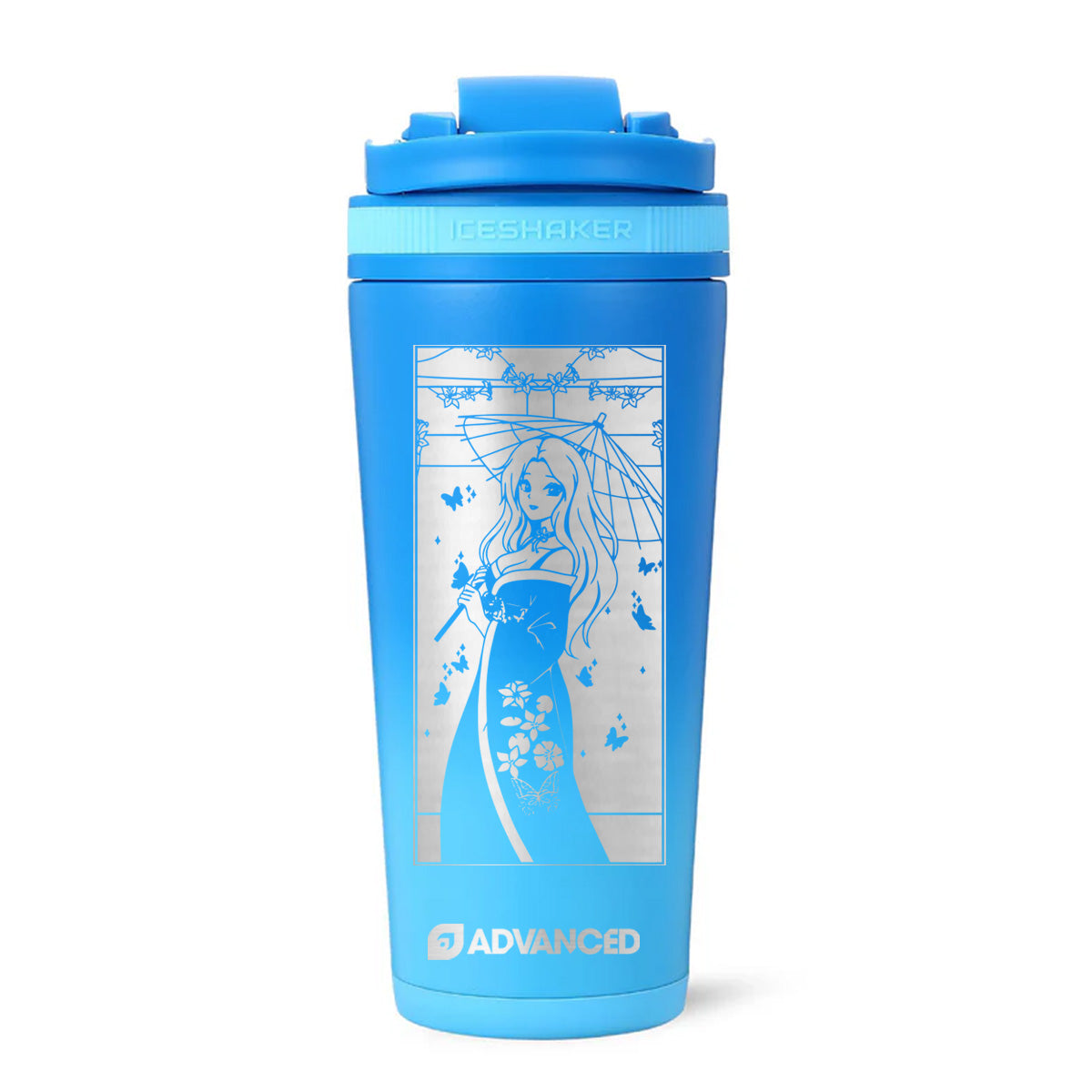 BunnyWinterLily 26oz Ice Shaker - Blue Color Rush