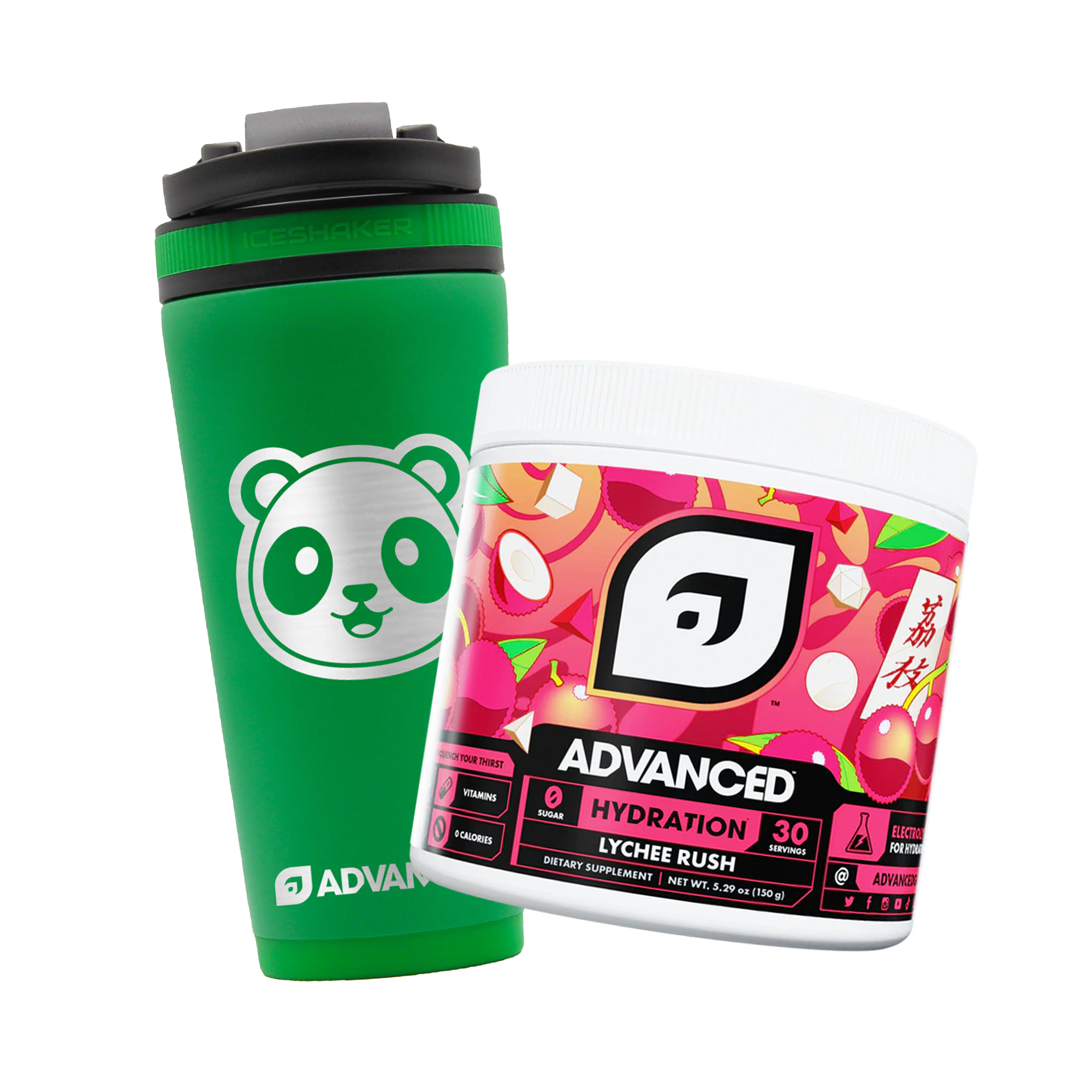 FrontalPanda's Green Ice Shaker Bundle