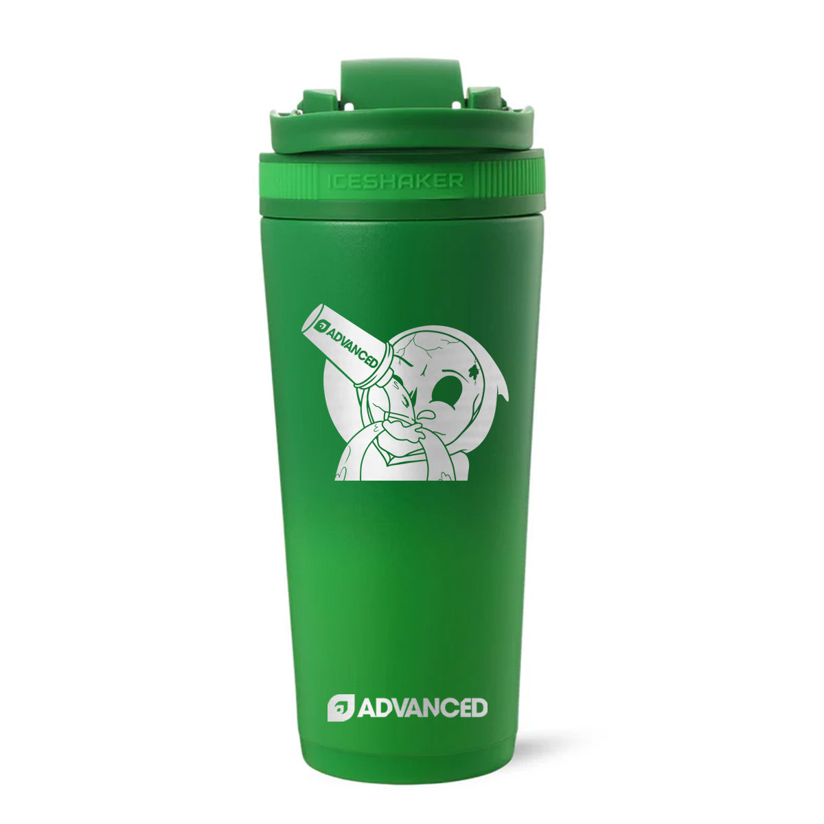 XombieMagic Custom 26oz Ice Shaker - Green Color Rush