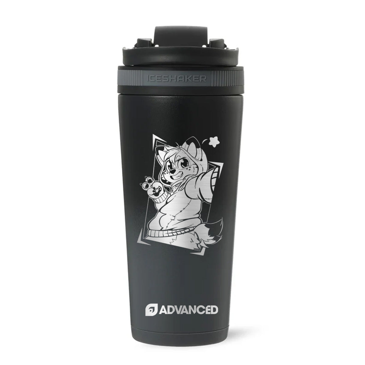 Corgi Cam Custom 26oz Ice Shaker - Grey Color Rush