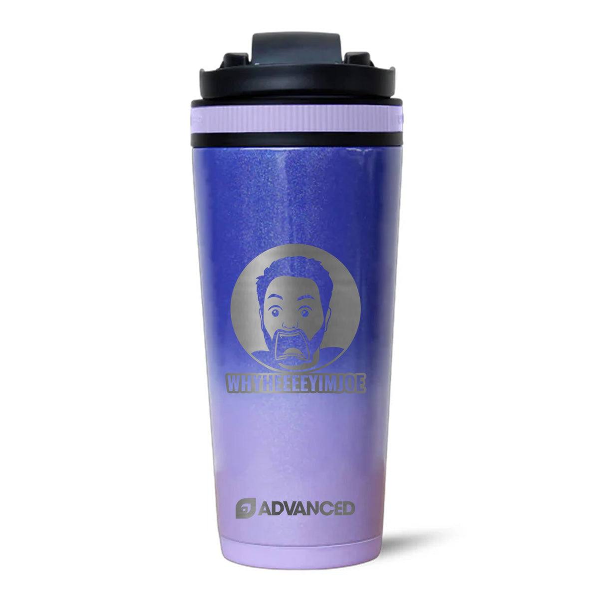 WhyHeeeeyImJoe Custom 26oz Ice Shaker - Lilac Dreaming
