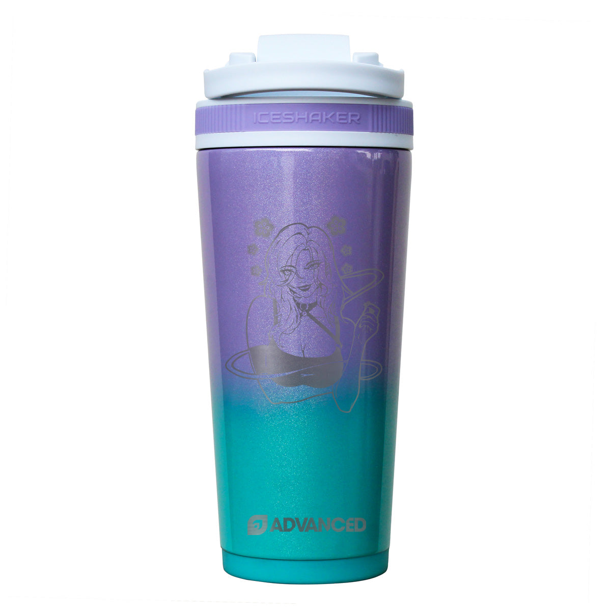 Zystara Custom 26oz Ice Shaker - Mermaid