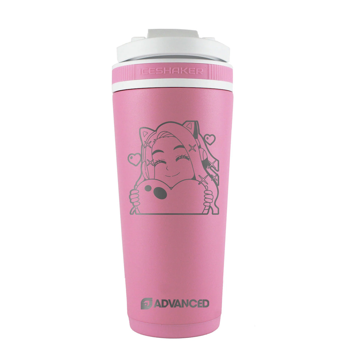 MochaMom Custom 26oz Ice Shaker - Pink