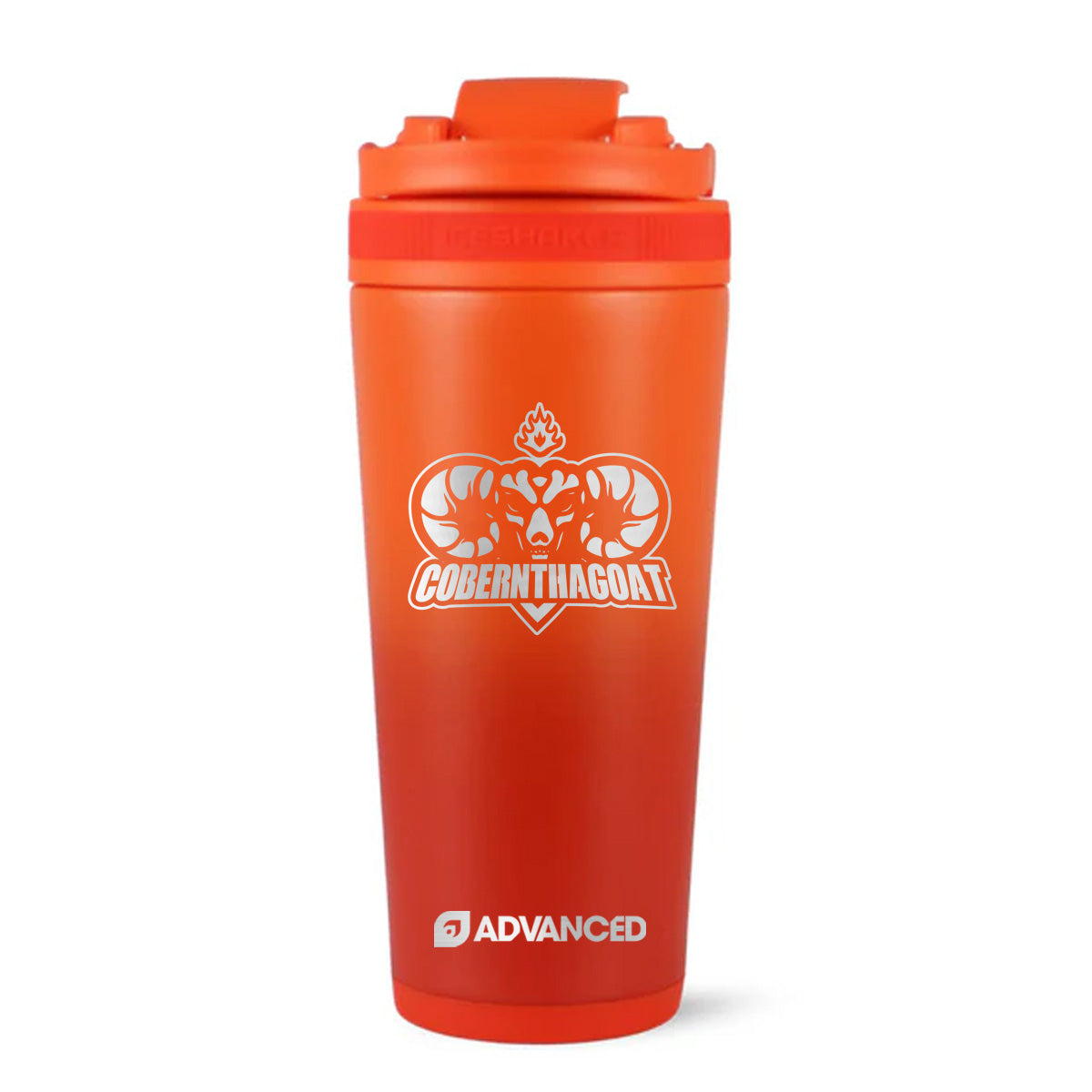CobernTheGoat Custom 26oz Ice Shaker - Orange Color Rush