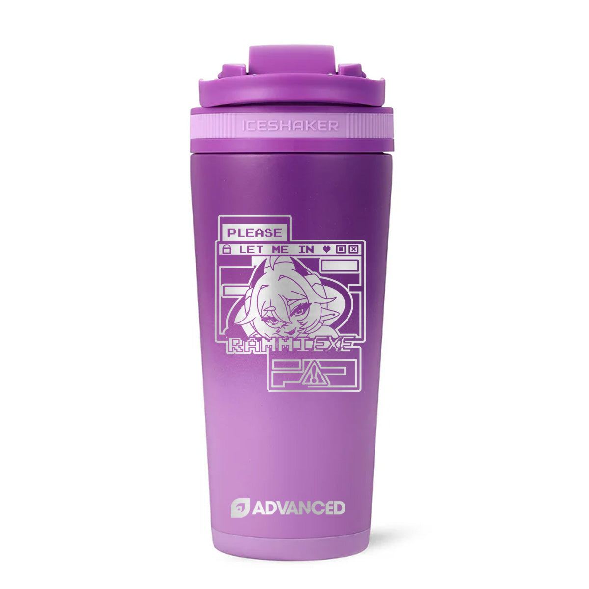 RemmiEXE 26oz Ice Shaker - Purple Color Rush