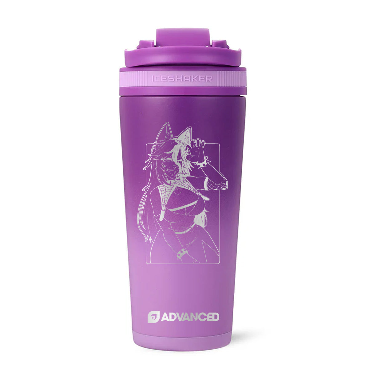 VioletGrimoire Custom 26oz Ice Shaker - Purple Color Rush