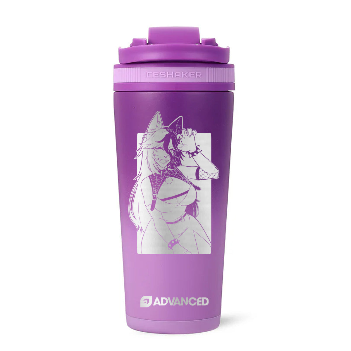 VioletGrimoire Custom 26oz Ice Shaker - Purple Color Rush