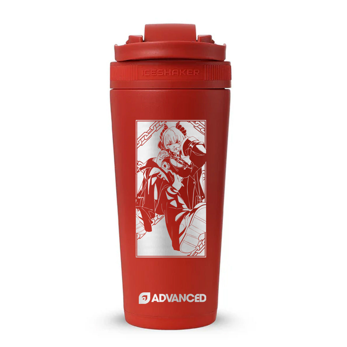 Semperence Custom 26oz Ice Shaker - Red Color Rush