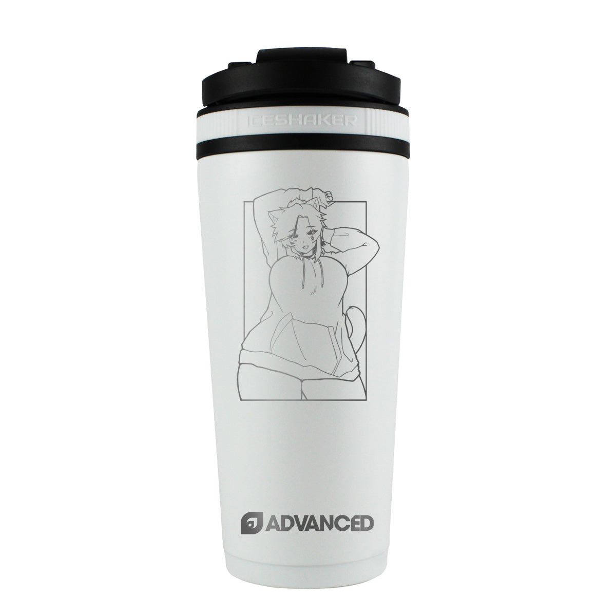 Fangz Custom 26oz Ice Shaker - White