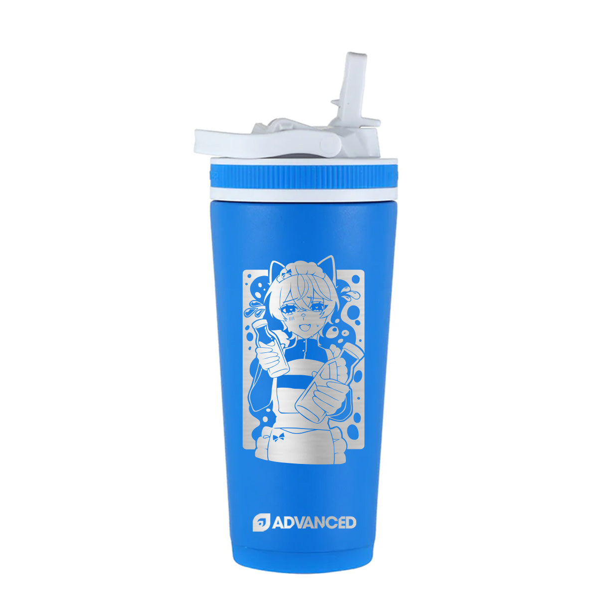 MaNameBin Custom 26oz Sport Bottle - Royal Blue