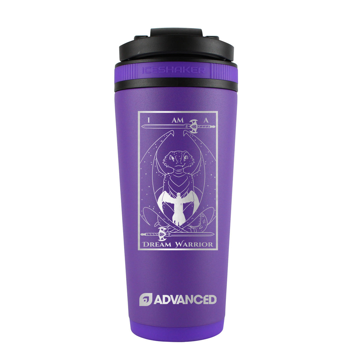 DreamWarrior V2 X ADVANCED Premium 26oz Ice Shaker - Purple