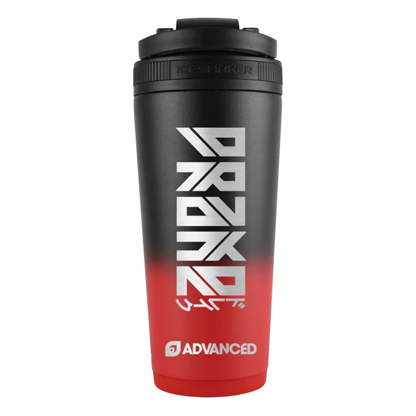 TheLostDrake V2 Custom 26oz Ice Shaker - Red Black Ombre