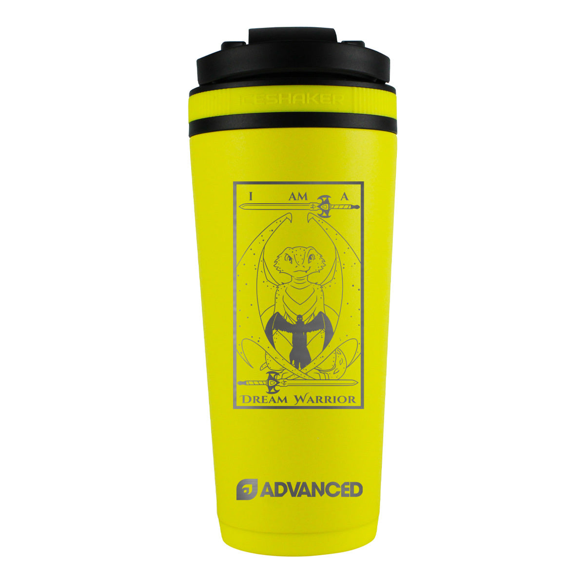 DreamWarrior V2 X ADVANCED Premium 26oz Ice Shaker - Yellow