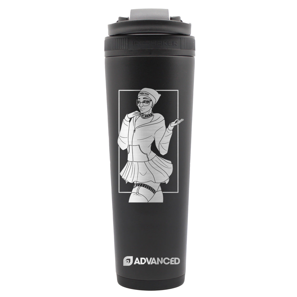 Riot Custom 32oz Ice Shaker - Black