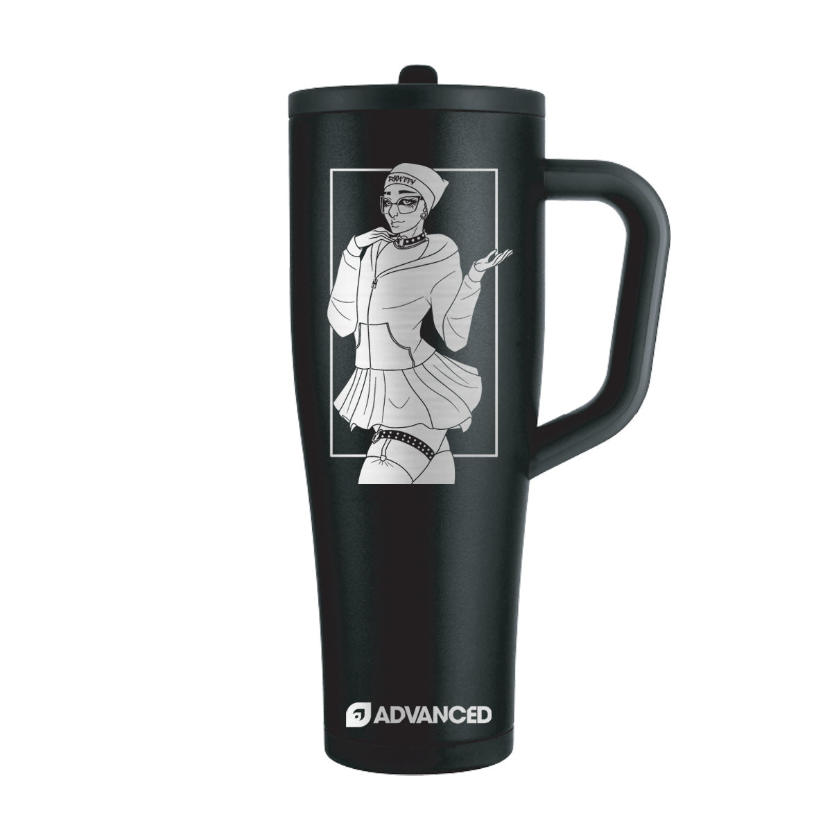 Riot Custom 40oz Legend Series Ice Shaker - Black