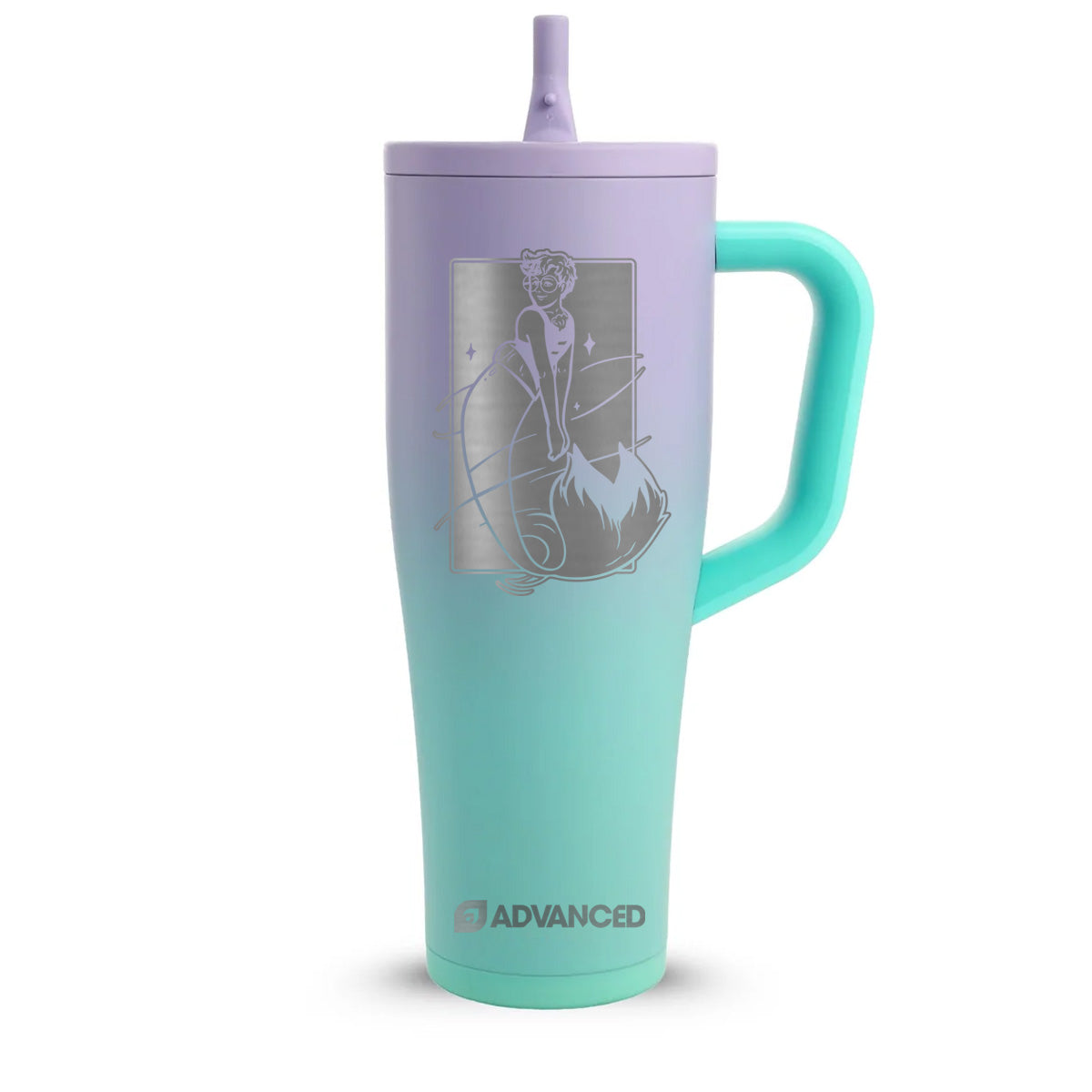 Electric Mermaid Custom 40oz Legend Series Ice Shaker - Matte Mermaid