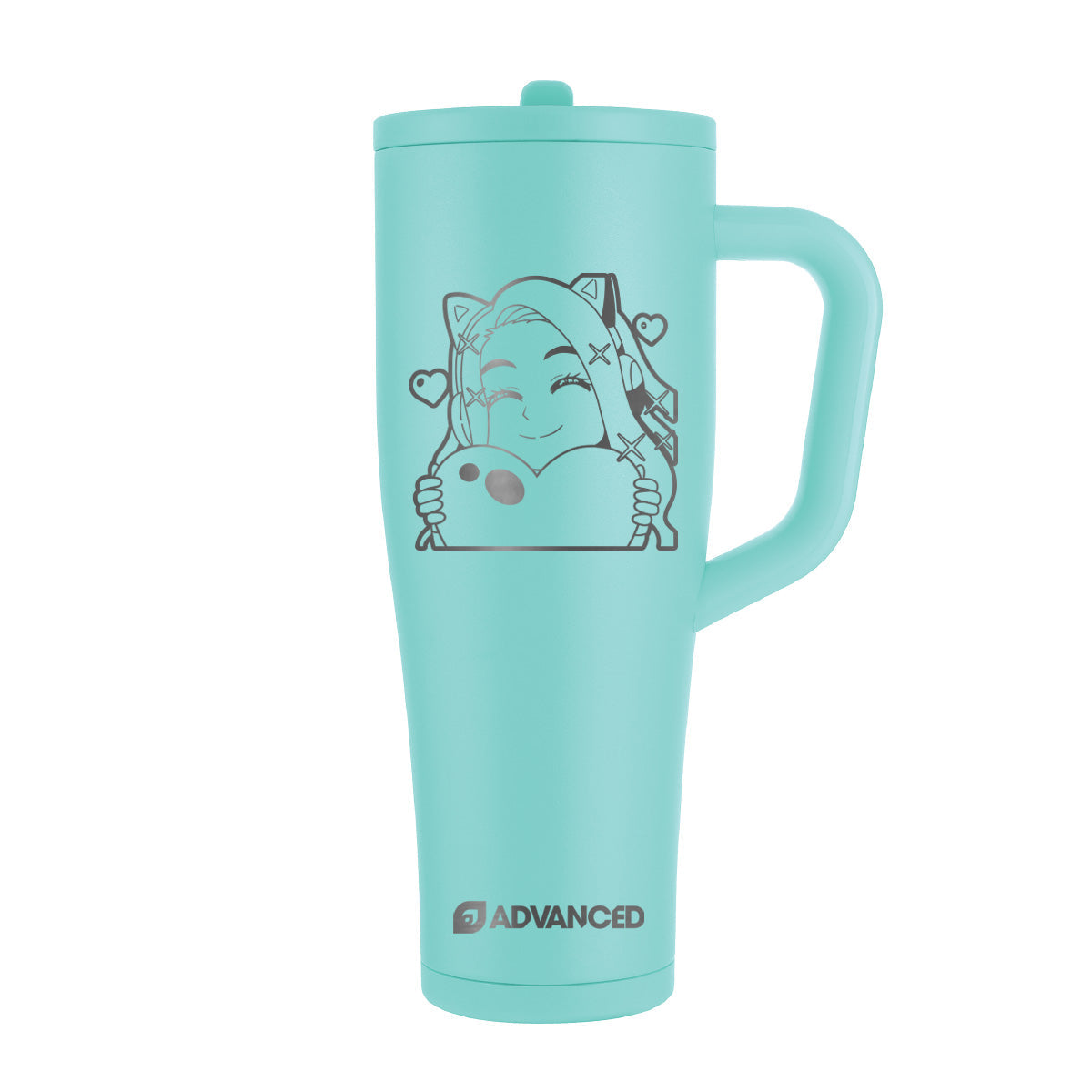 MochaMom Custom 40oz Legend Series Ice Shaker - Mint