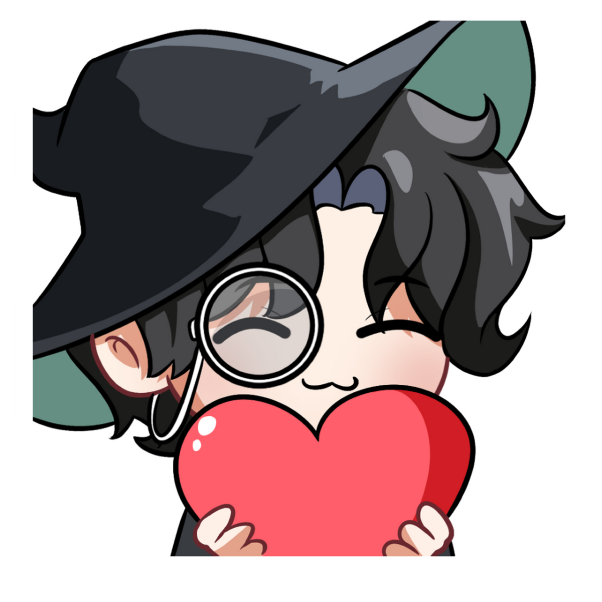 GreyTheError Heart Sticker
