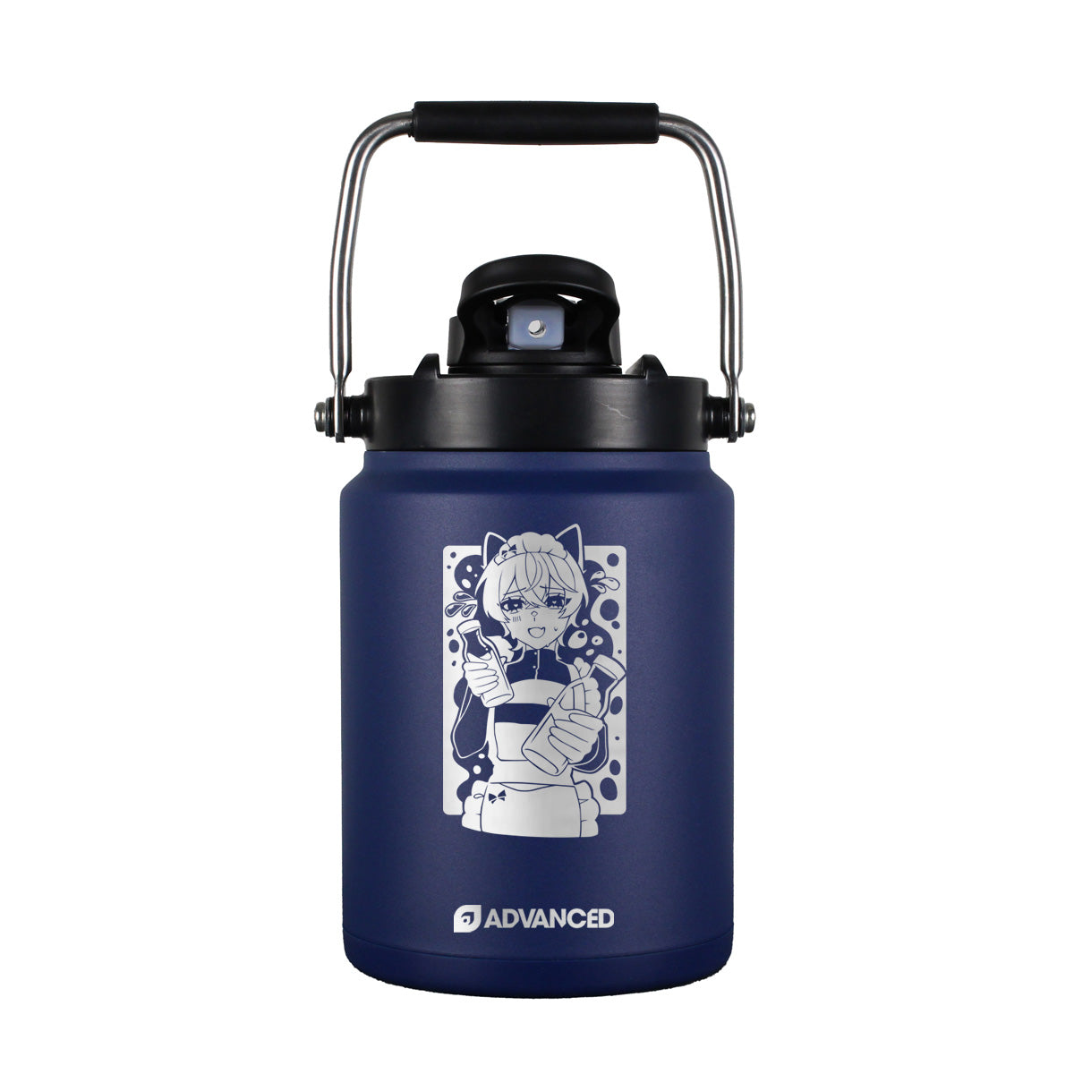 MyNameBin Custom Half Gallon Jug - Navy