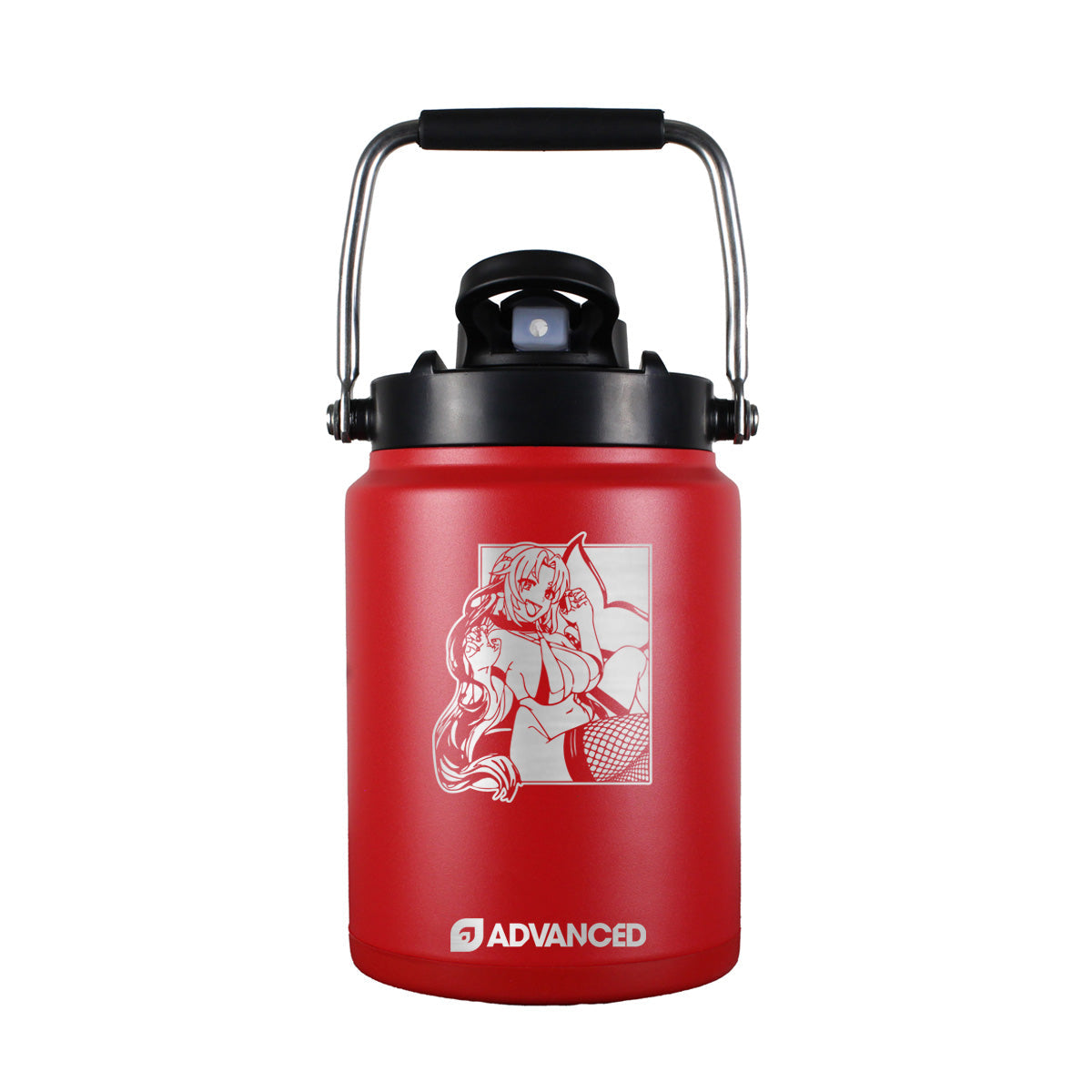 Orca Tsukii Custom Half Gallon Jug - Red