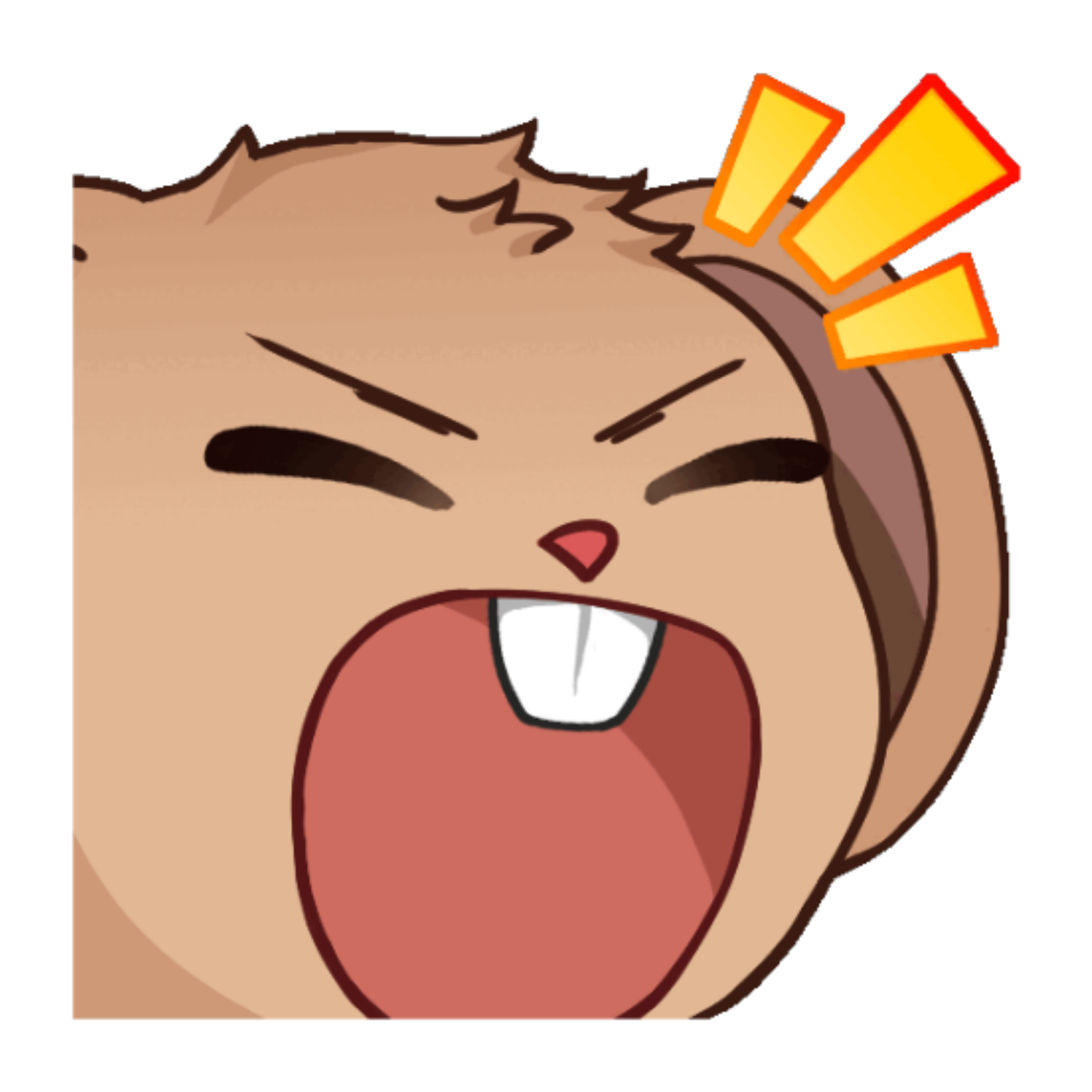 Voll Bark Bark Sticker