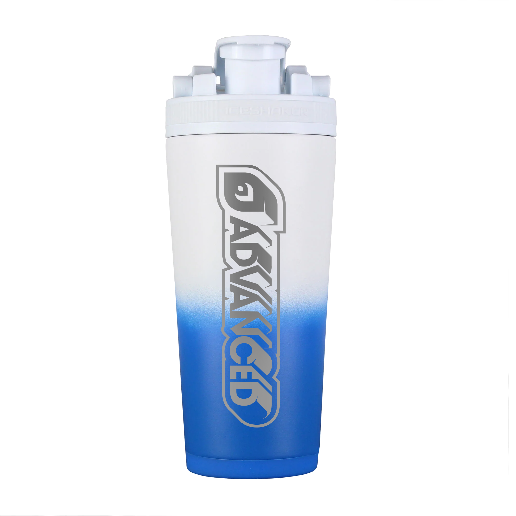 Extruded Vision ADVANCED Premium 26oz Ice Shaker - Royal/White