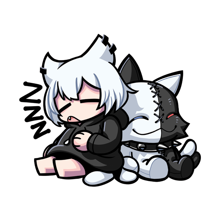 BlankieXIII X Syn Snooze Sticker
