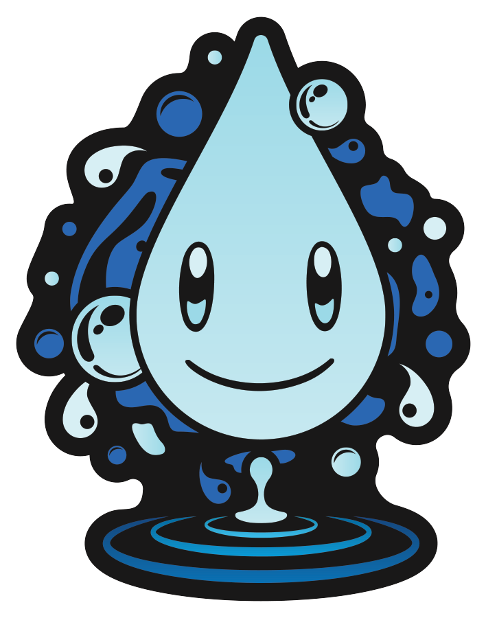 Blisy Water Droplet Sticker