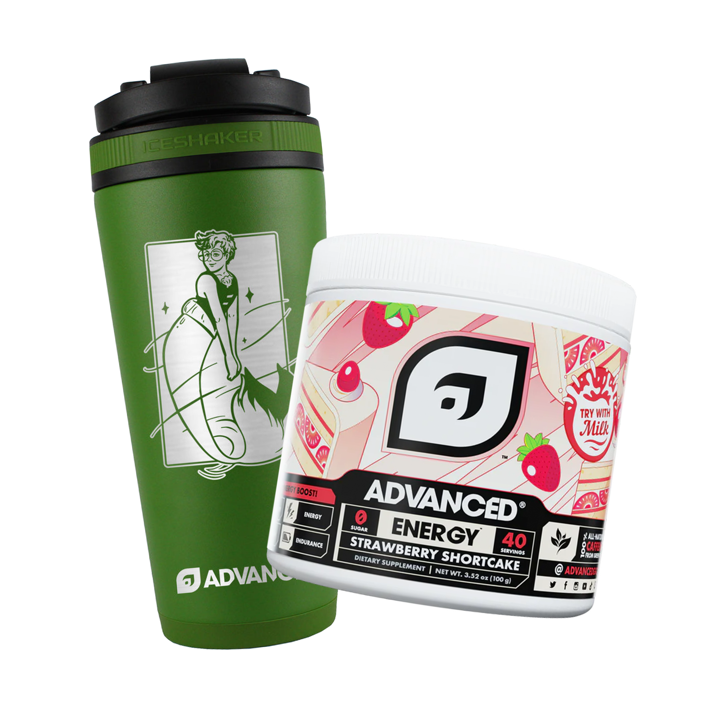 Electric Mermaid Green Shaker Bundle