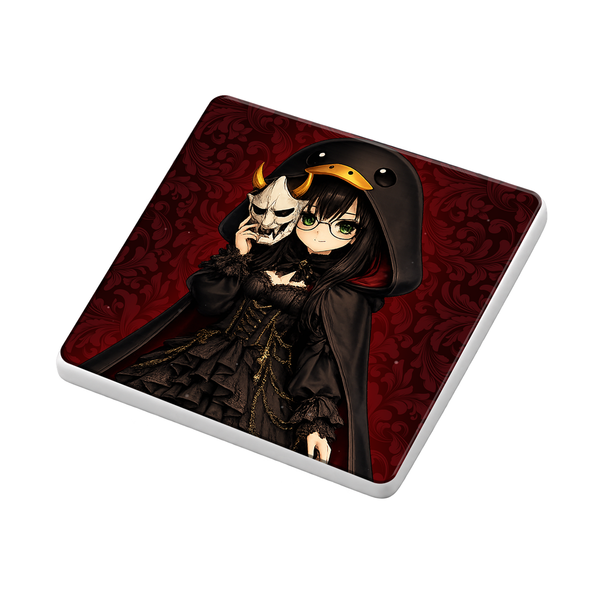 Char1ynn Halloween Ceramic Coaster
