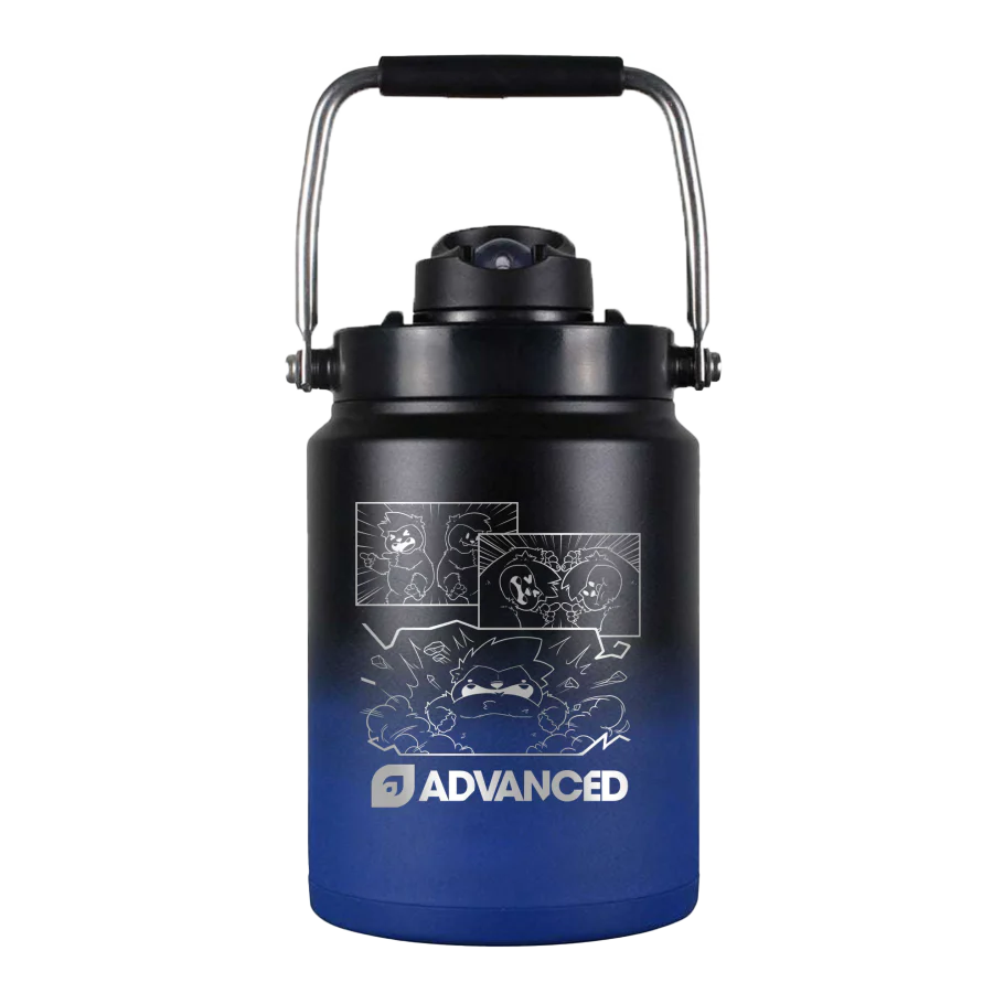 Crream x ADVANCED® Half Gallon Jug - Navy Black Ombre