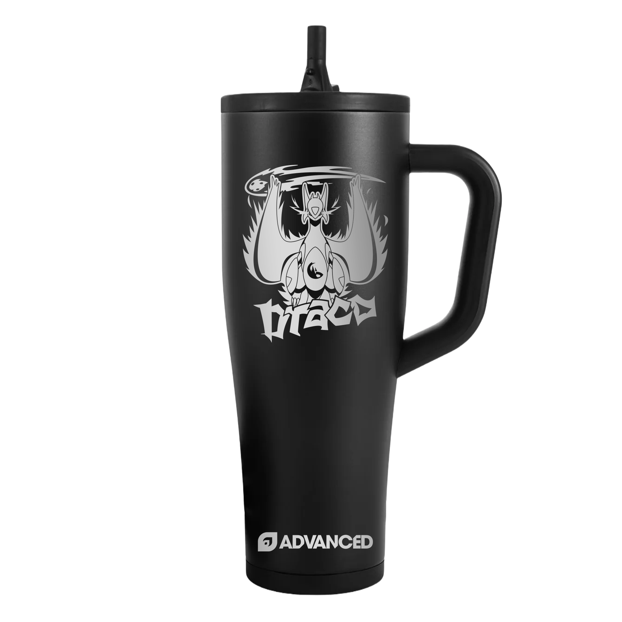 Draco 40oz - Custom 40oz Legend Series Ice Shaker - Black