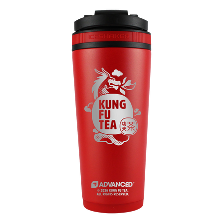 Kung Fu Tea Dragon 26oz Ice Shaker - Red