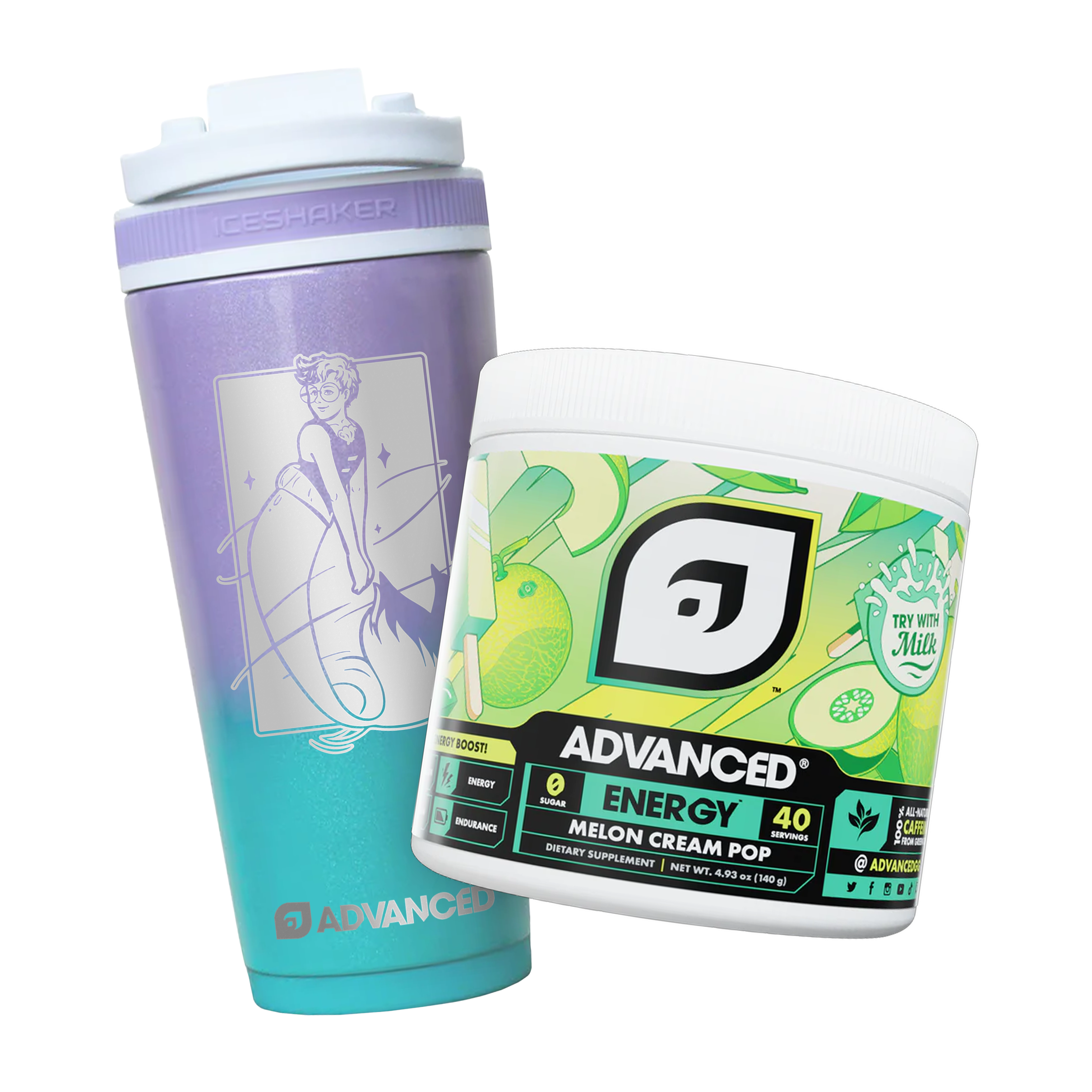 Electric Mermaid Ice Shaker Bundle