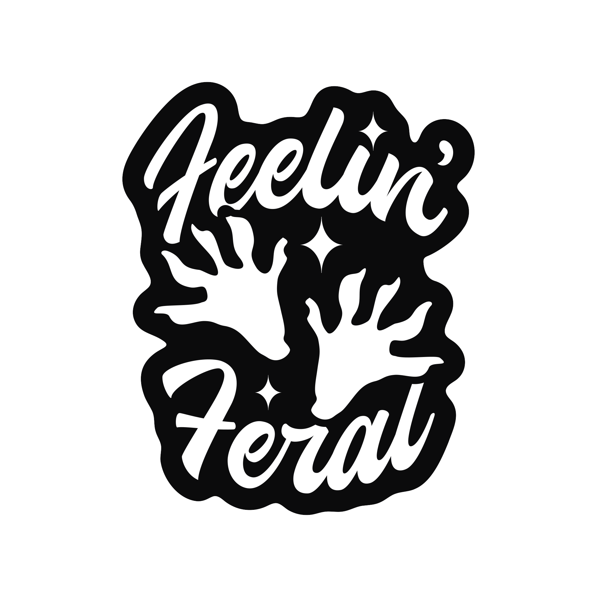 Feelin' Feral Sticker