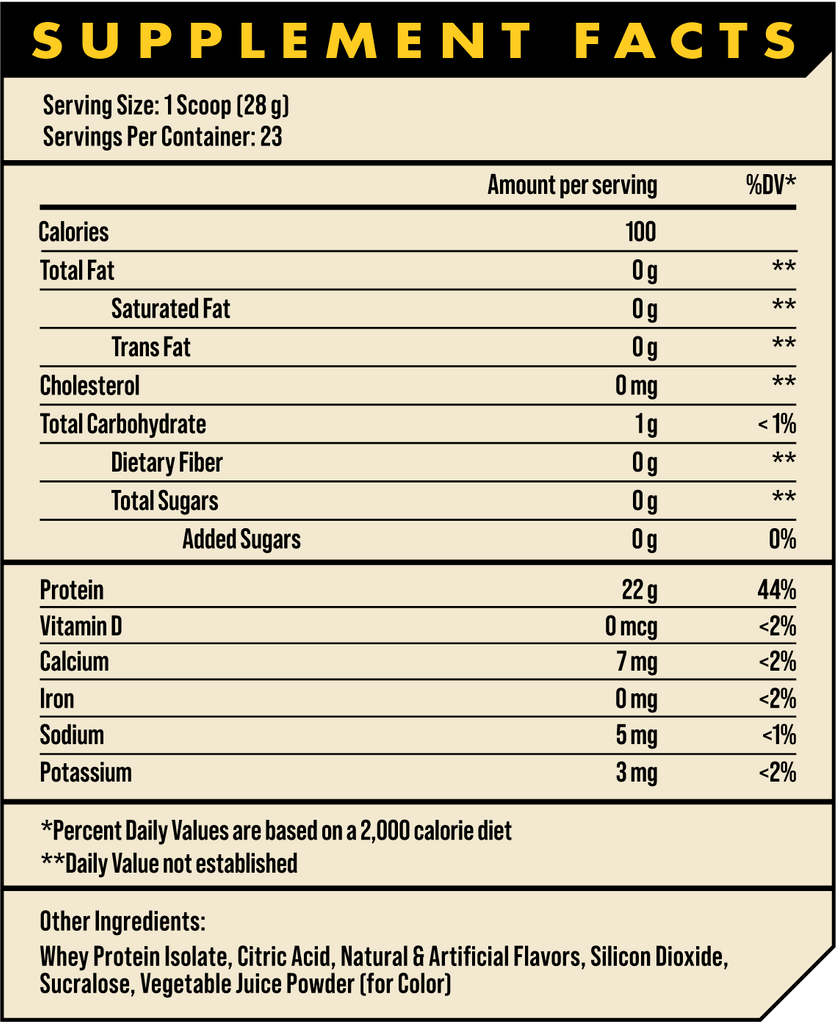 Clear Whey Isolate Protein - Fruit Punch