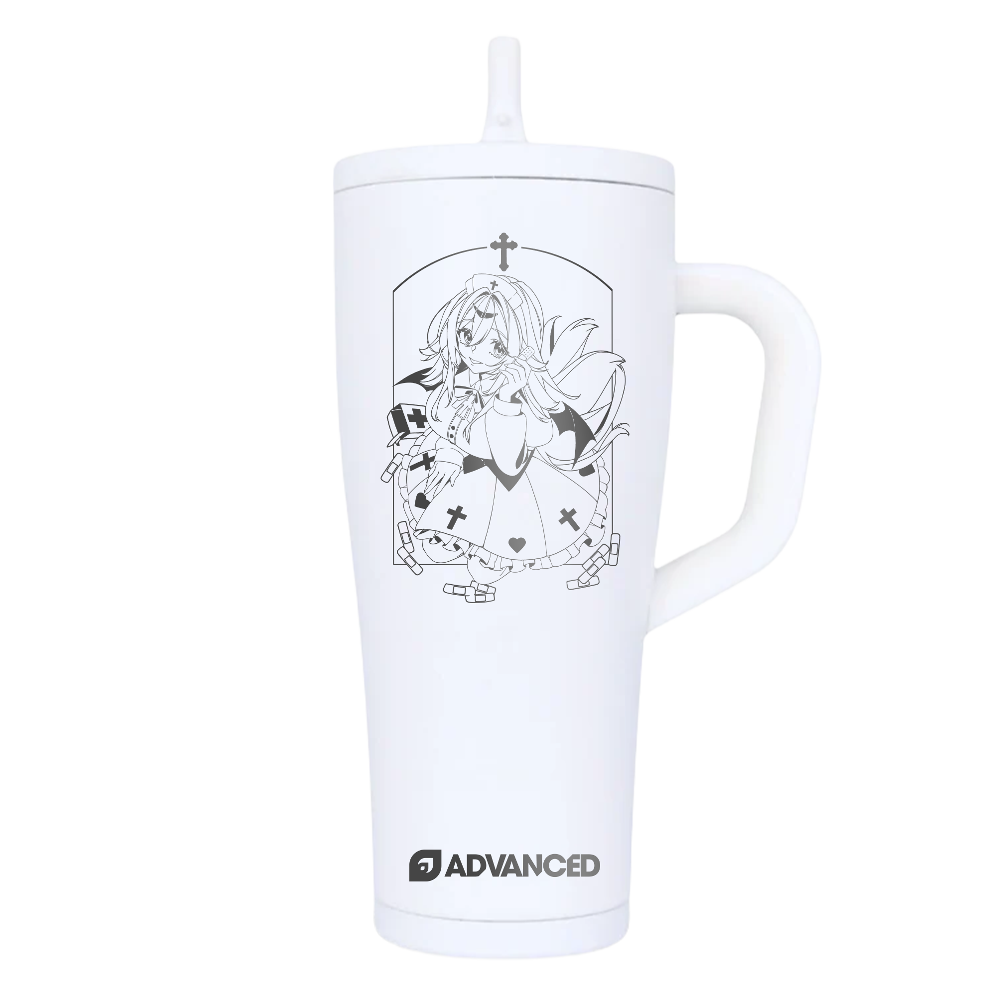 Kiddlynx 32oz Ice Shaker - White