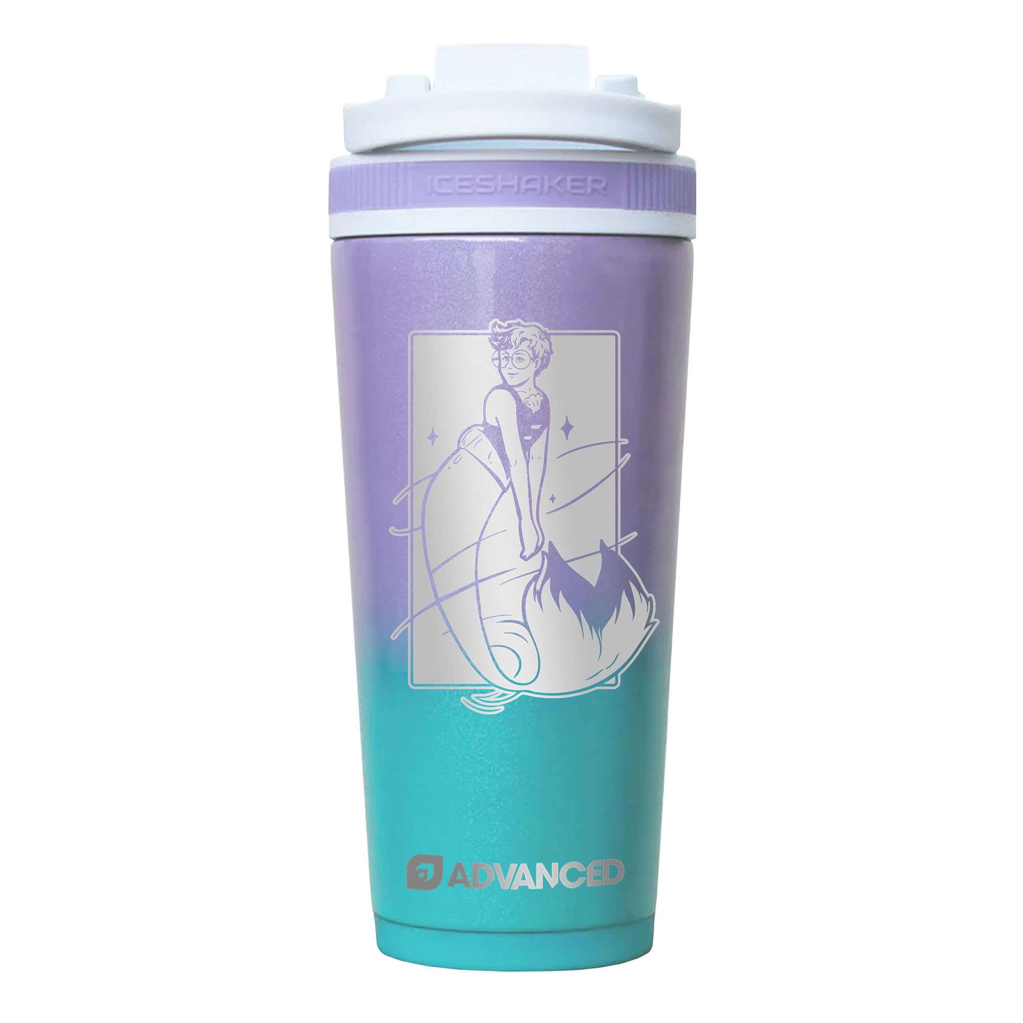 Electric Mermaid Custom 26oz Ice Shaker - Mermaid