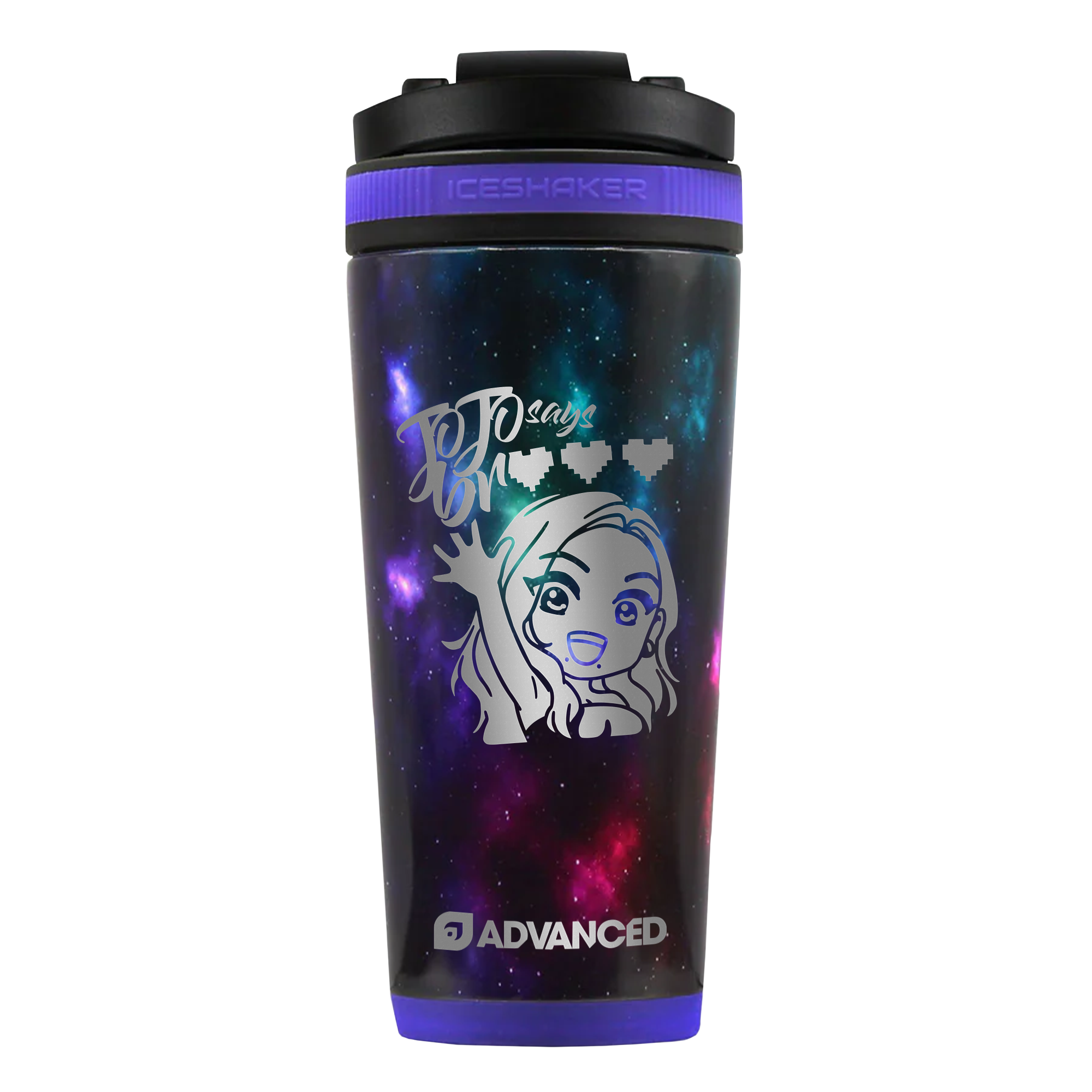 JOJOsaysbreee's V2 Custom 26oz Ice Shaker - Galaxy