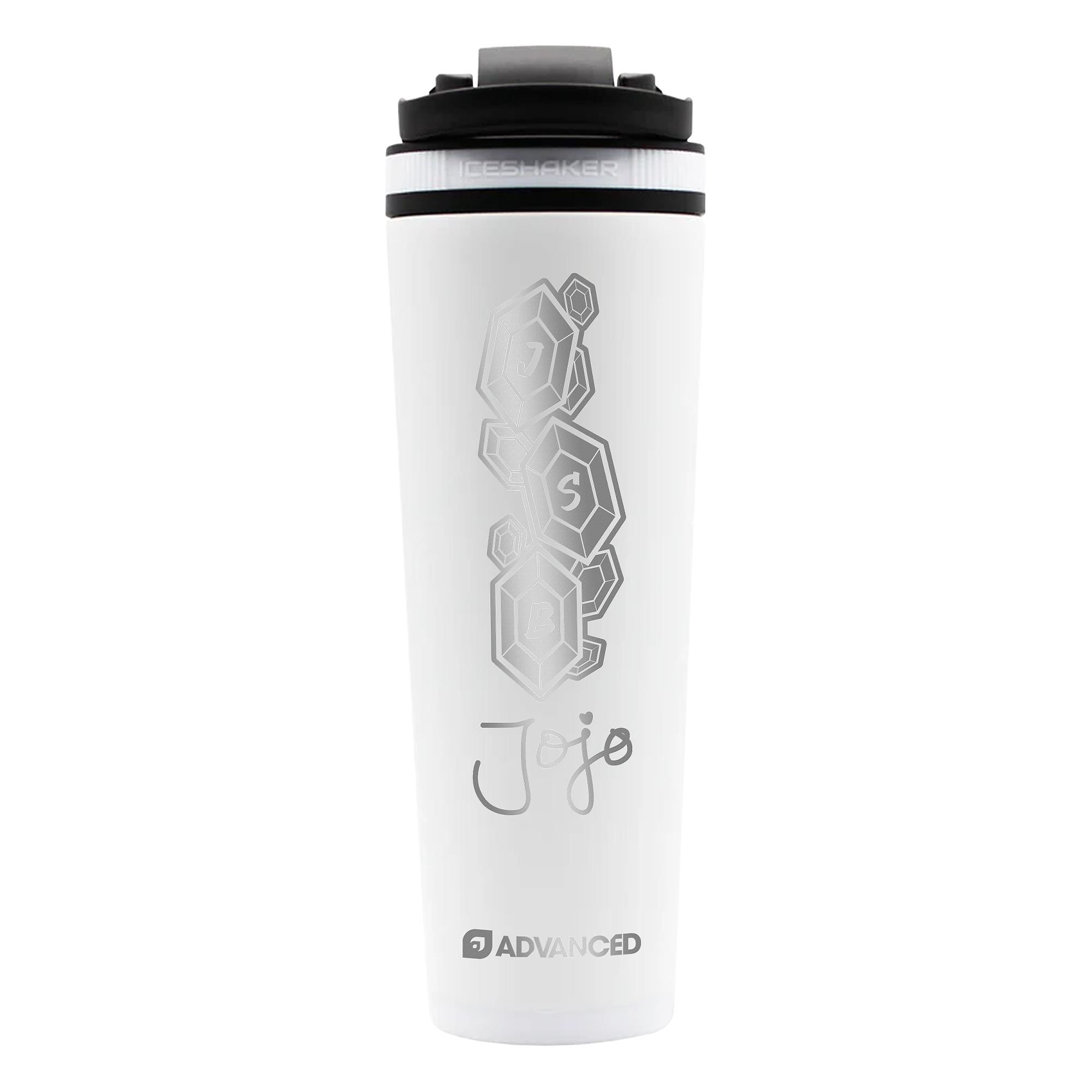 JOJOsaysbreee Classic 32oz Ice Shaker - White